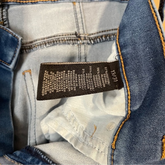 Kendall & Kylie Deep Blue Skinny Jeans Size 13 - Picture 5 of 7